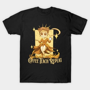 Coffee Teach Repeat T-Shirt